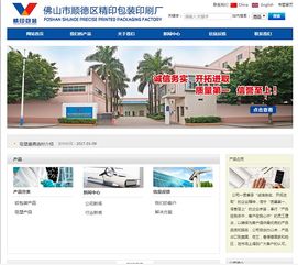 吸塑包装网站建设作品赏析 佛山市顺德区精印包装印刷厂